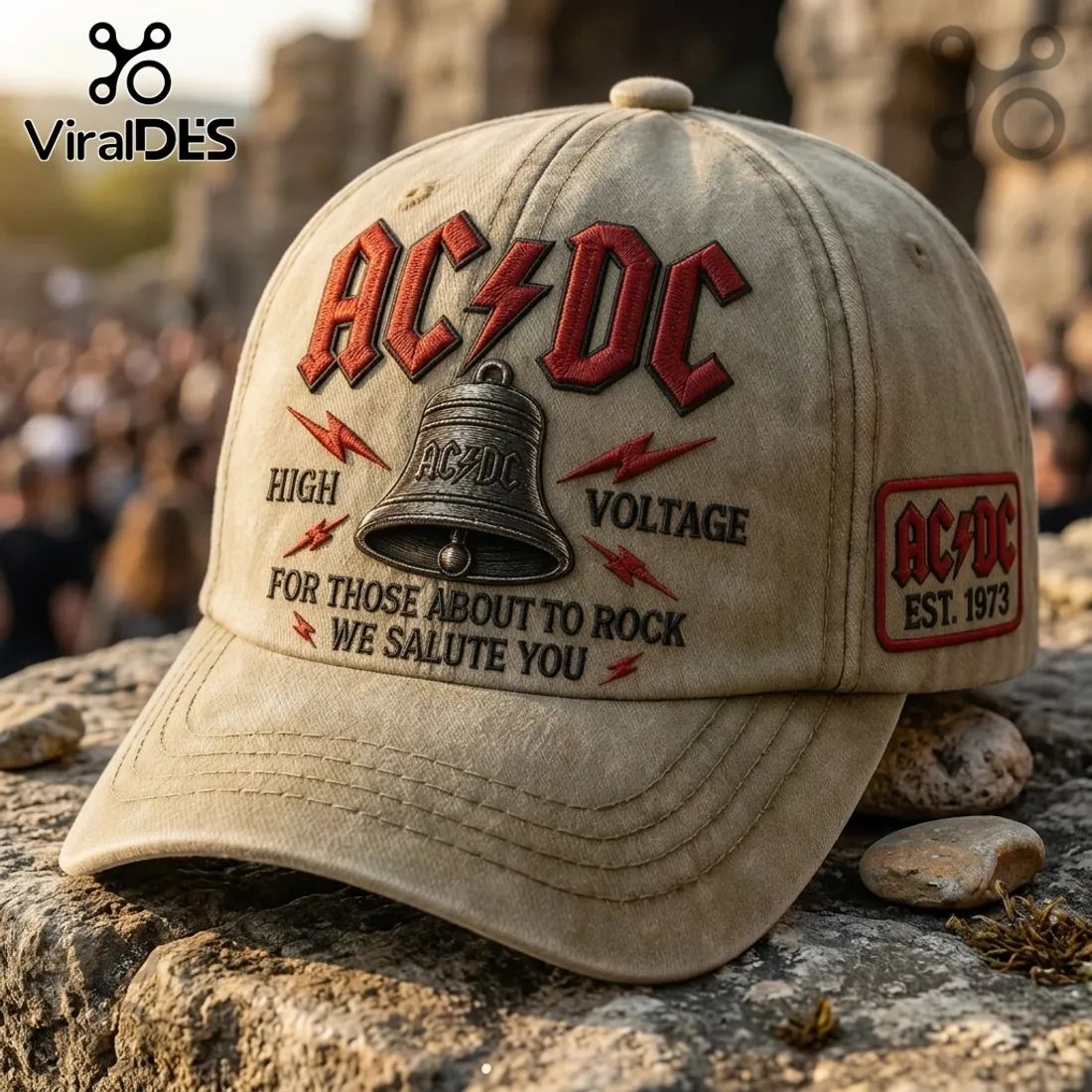 AC/DC For Those About To Rock High Voltage Baseball Cap