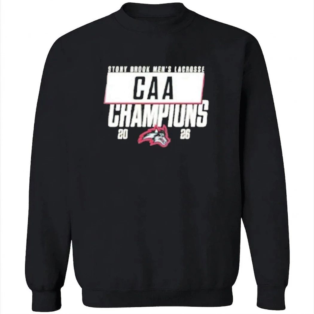 Stony Brook Seawolves 2026 CAA Mens Lacrosse Champions Shirt