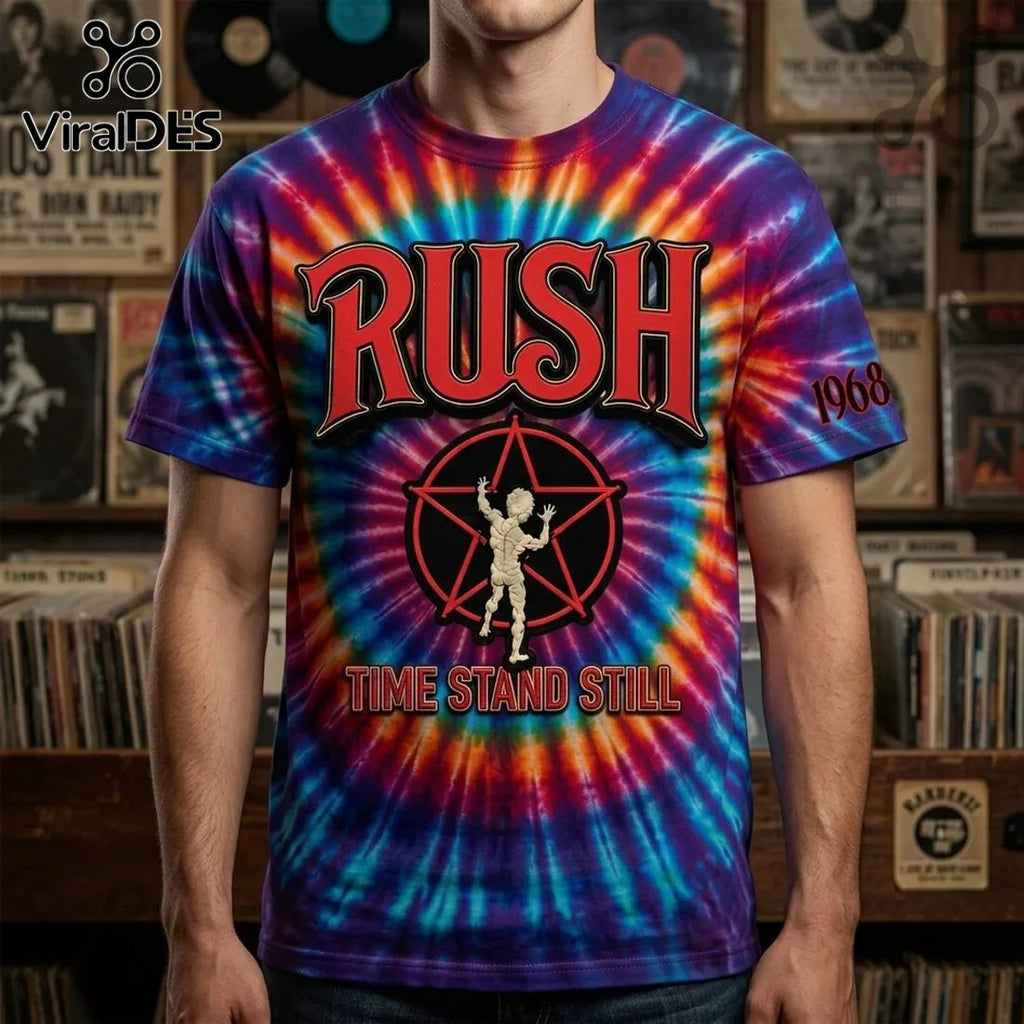 Rush Starman Time Stand Still Rock Band Shirt