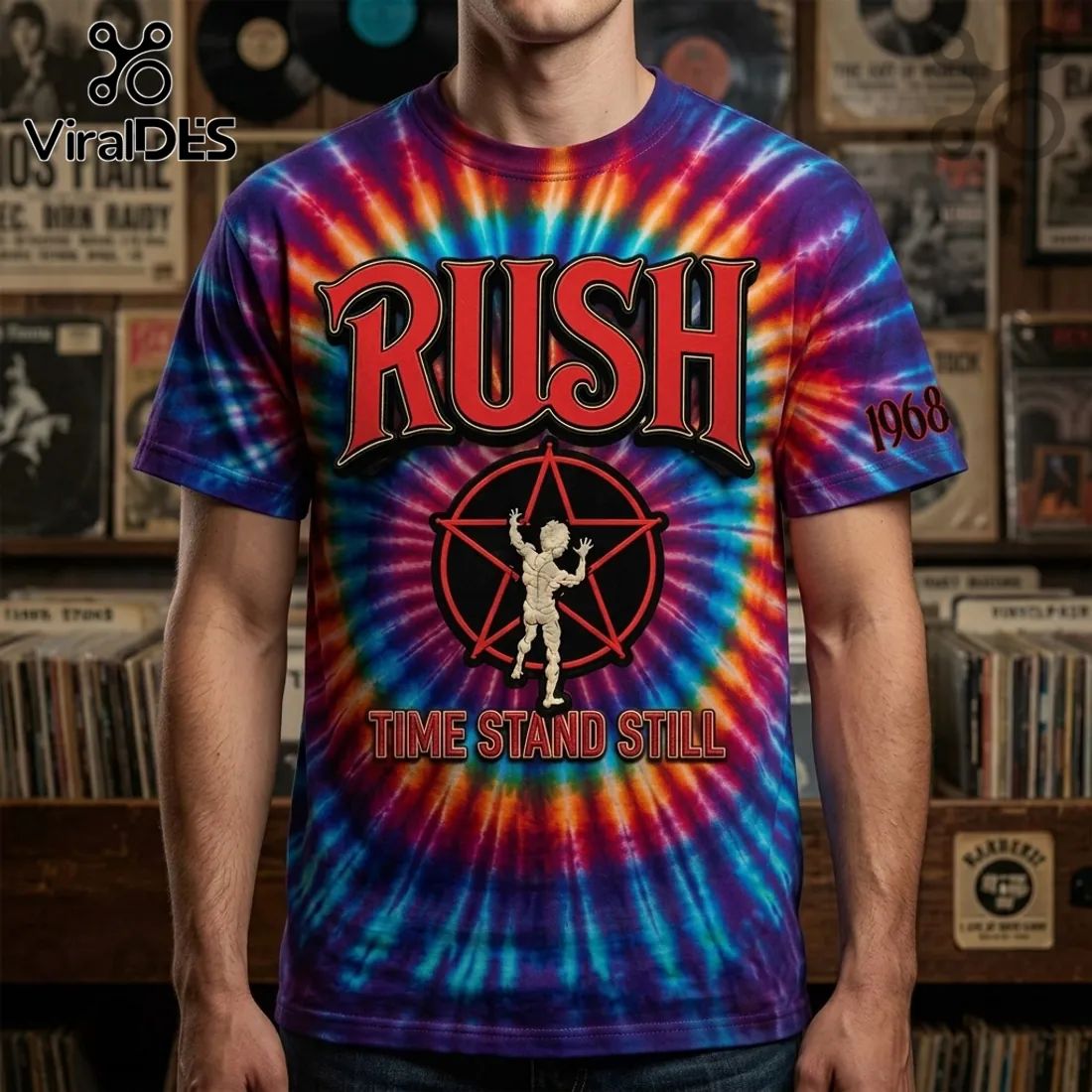 Rush Starman Time Stand Still Rock Band Shirt