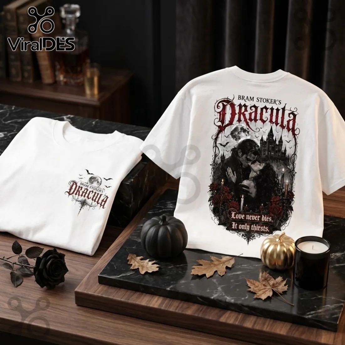 Bram Stoker’s Dracula Gothic Romance White T-Shirt