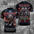 Iron Maiden Megadeth Run For Your Lives 2026 Tour T-Shirt