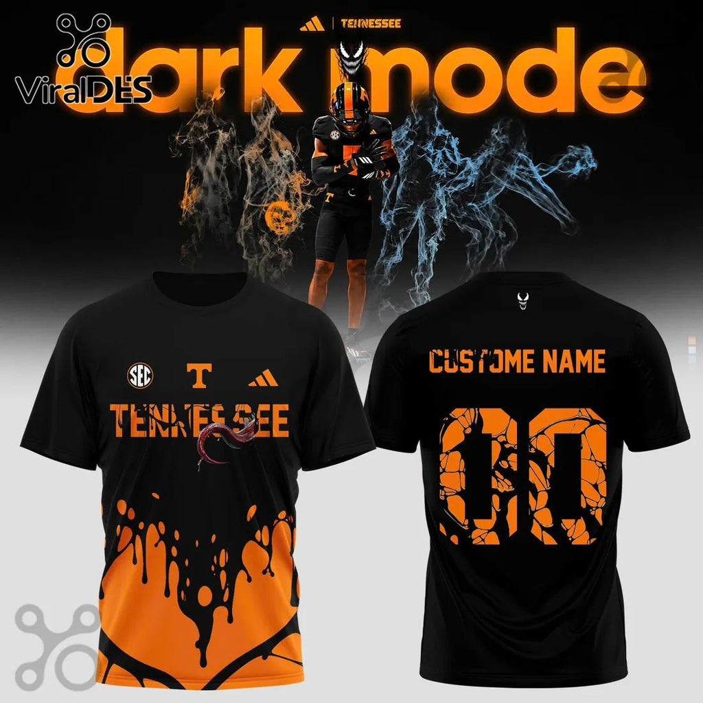 University of Tennessee Dark Mode Personalized T-Shirt
