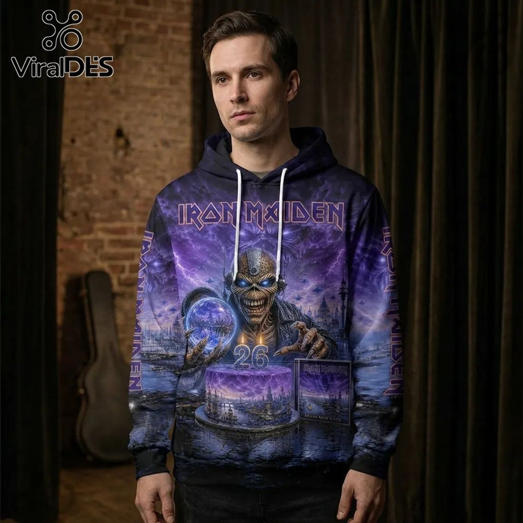 Iron Maiden Run For Your Lives 2026 Tour Hoodie
