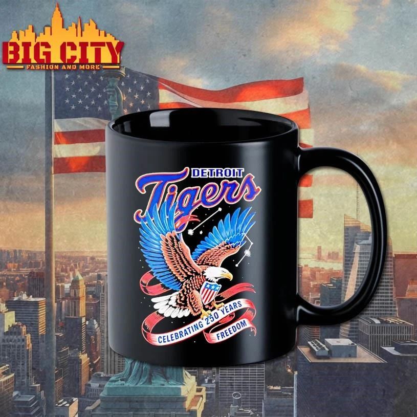 Detroit Tigers Celebrating 250 Years Of Freedom Shirt