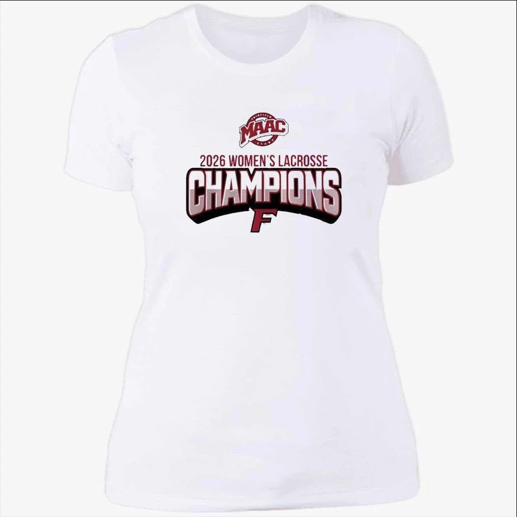 Fairfield University MAAC Women’s Lacrosse Champions 2026 logo Shirt