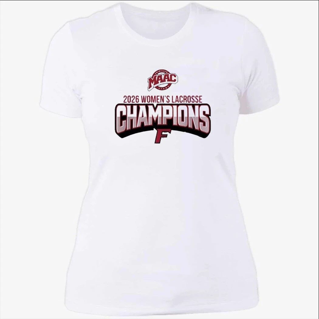 Fairfield University MAAC Women’s Lacrosse Champions 2026 logo Shirt