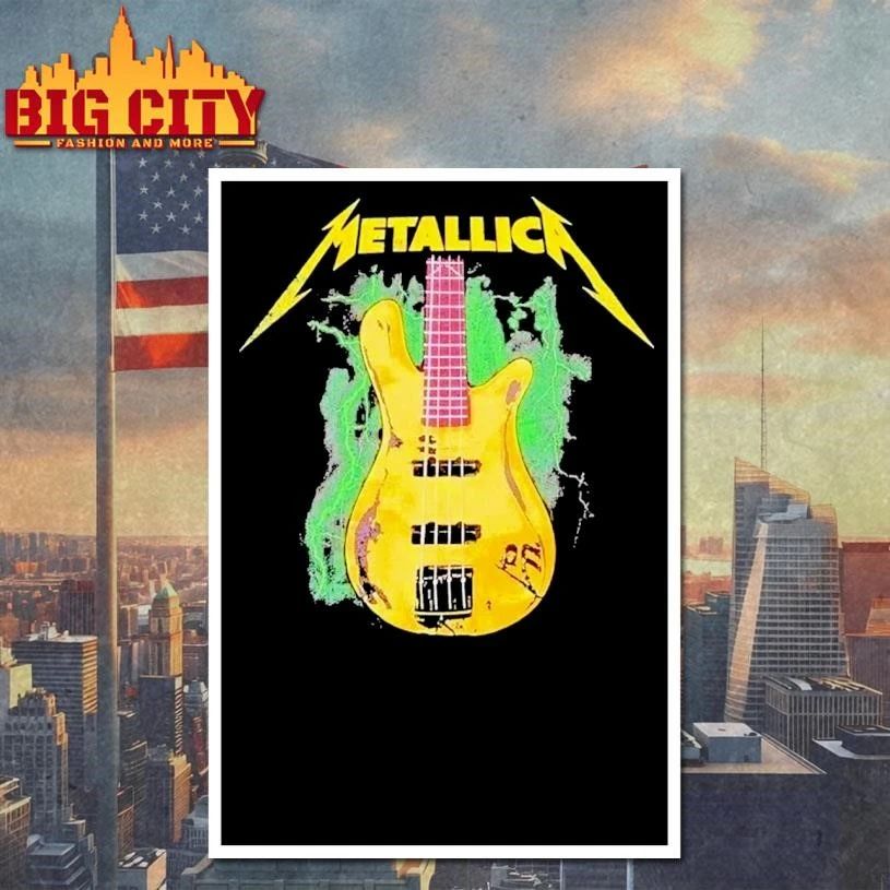 Metallica M72 World Tour Art Robert Trujillo M72 Bass Justice Pop-Up Shirt