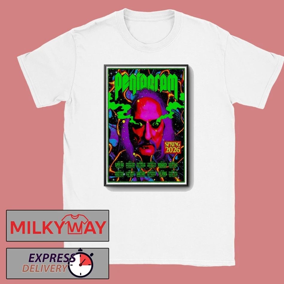 Pentagram Spring 2026 Tour Poster shirt
