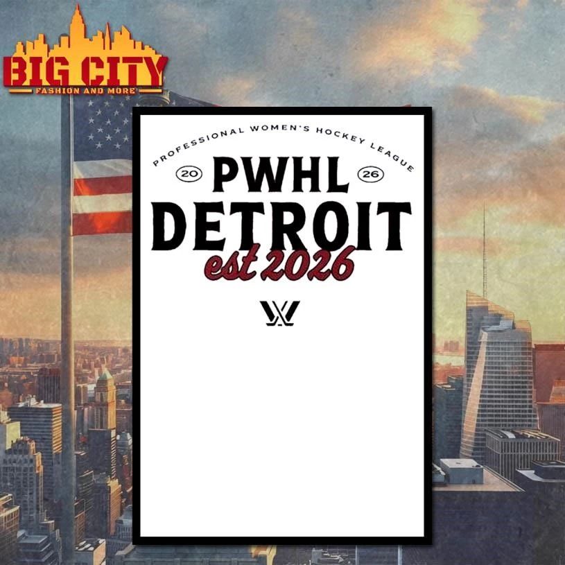 PWHL Detroit Stadium Essentials Uprise Shirt