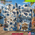 Tennessee Titans Personalized Summer Hawaiian Shirt