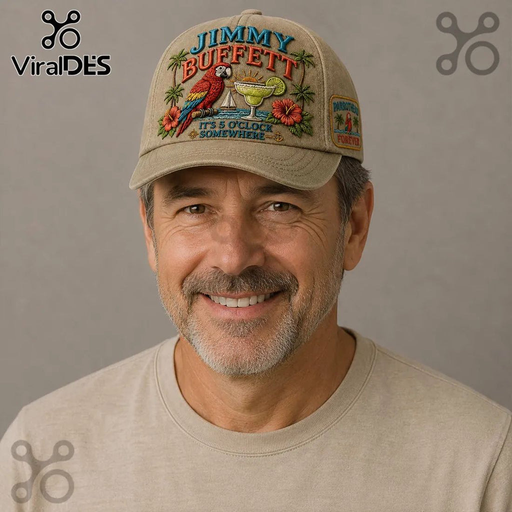 Jimmy Buffett Margaritaville It’s 5 O’Clock Somewhere Baseball Cap