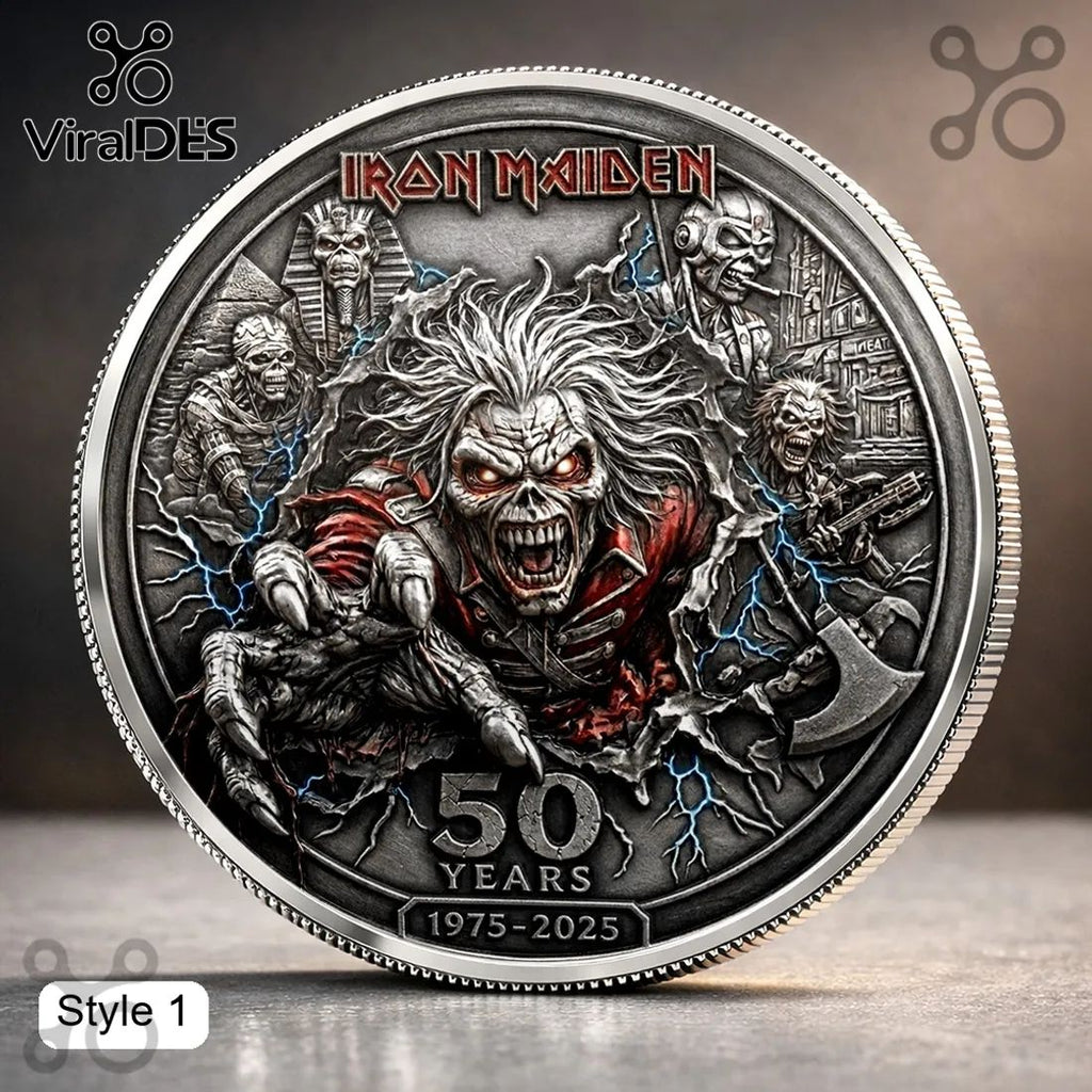 Iron Maiden 50th Anniversary Eddie Coin