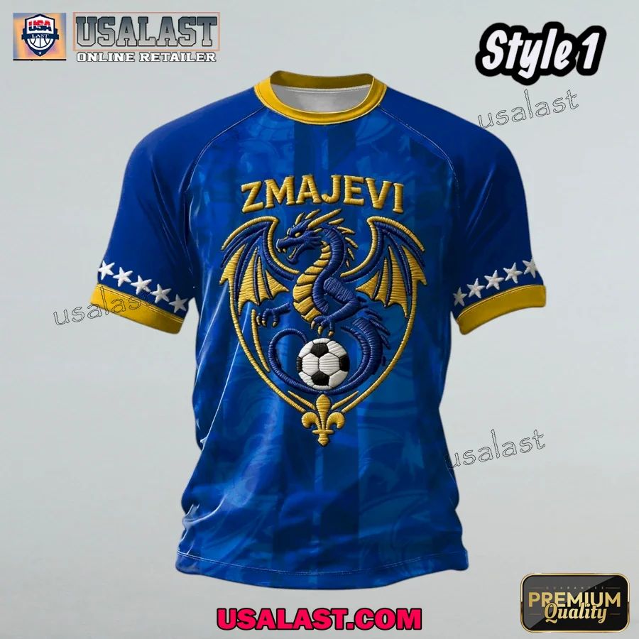 Bosno ZMAJEVI Football Lover Printed T-shirt