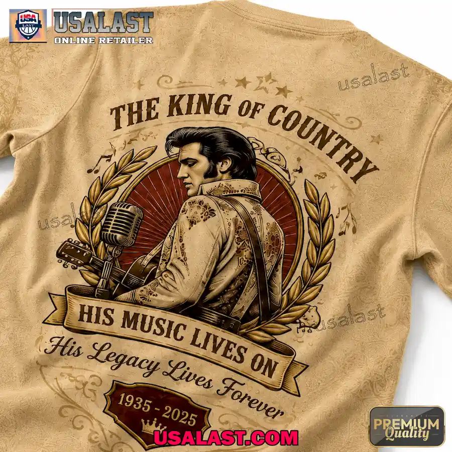 Elvis Presley The King Of Country Music 3D T-Shirt