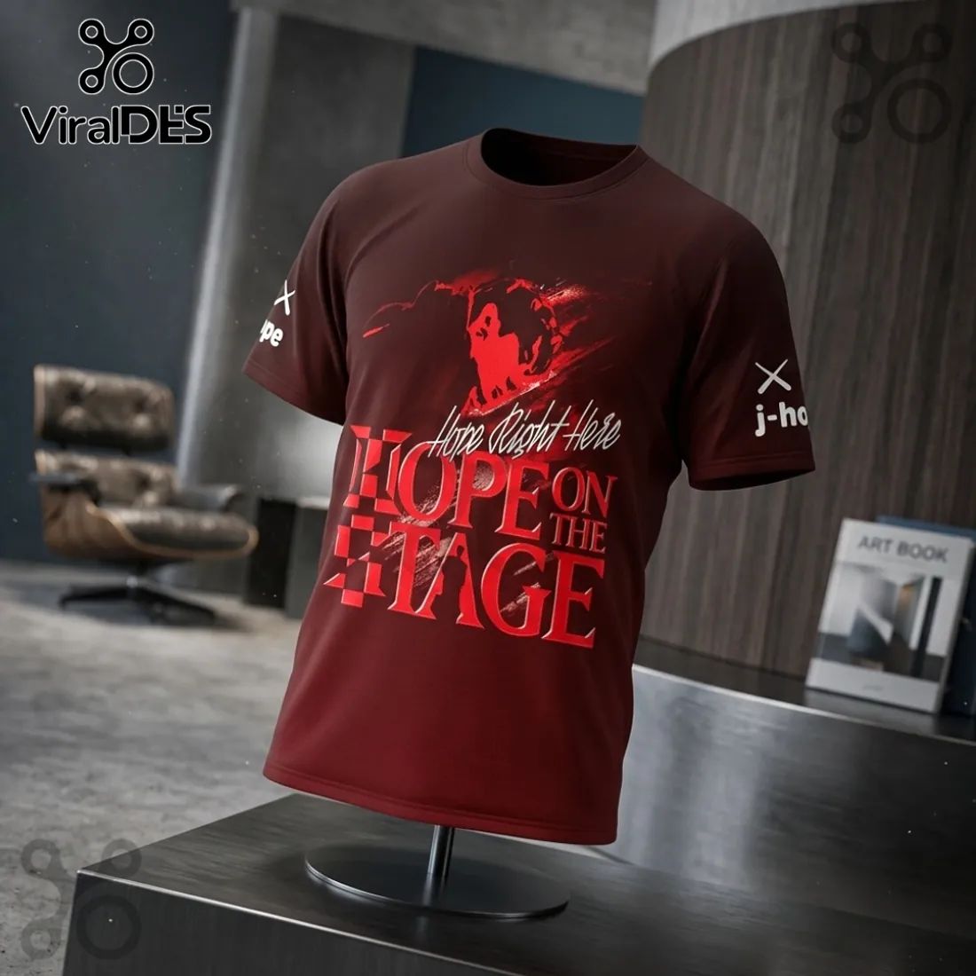 J-Hope Hope On The Stage Tour Maroon T-Shirt