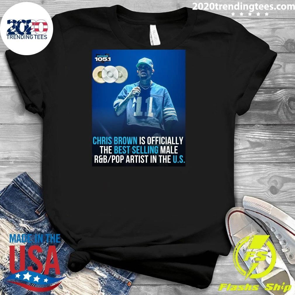 Chris Brown Is Officially The Best Selling Male R&B-Pop Artist In The U.S. Shirt
