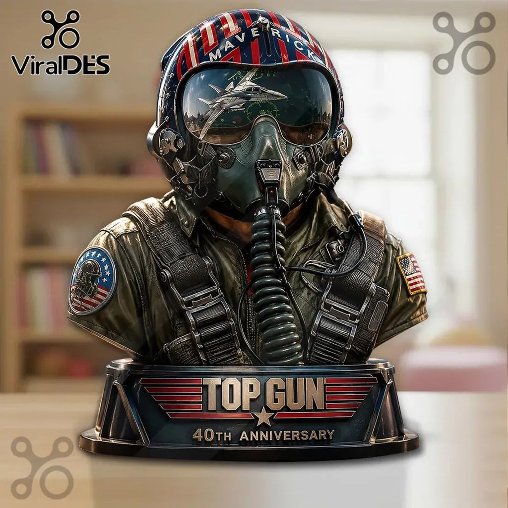 Gun Maverick 40th Anniversary Commemorative Acrylic Plaque