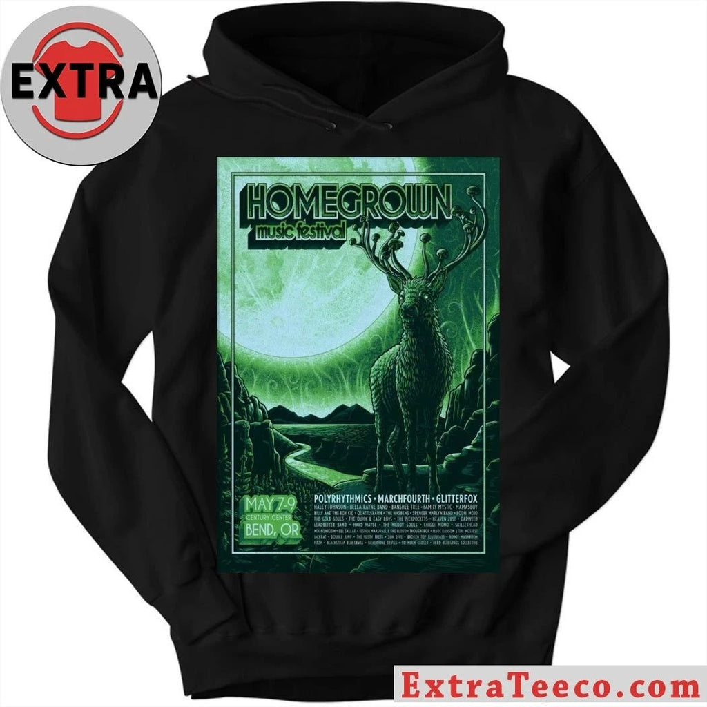 Homegrown Music Festival 5 7-5 9 2026 Bend OR Poster Shirt