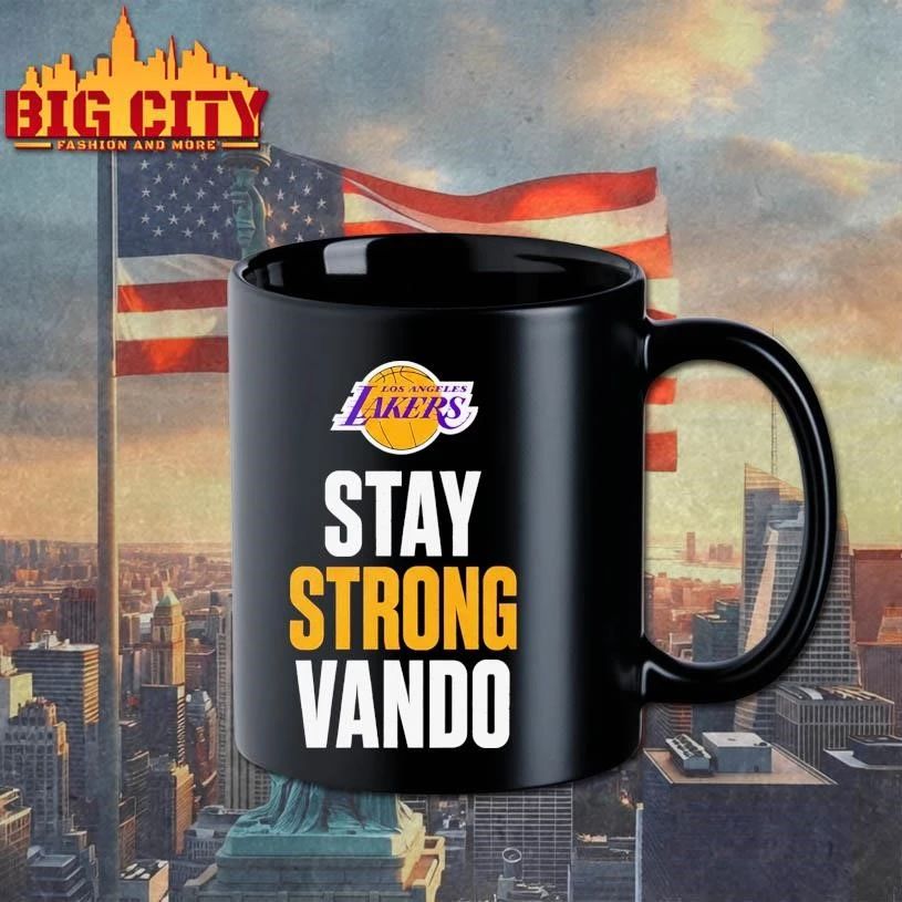 Funny Stay Strong Vando Tee Jarred Vanderbilt Los Angeles Lakers Extreme Hand Injury In Game 1 NBA Playoffs Shirt
