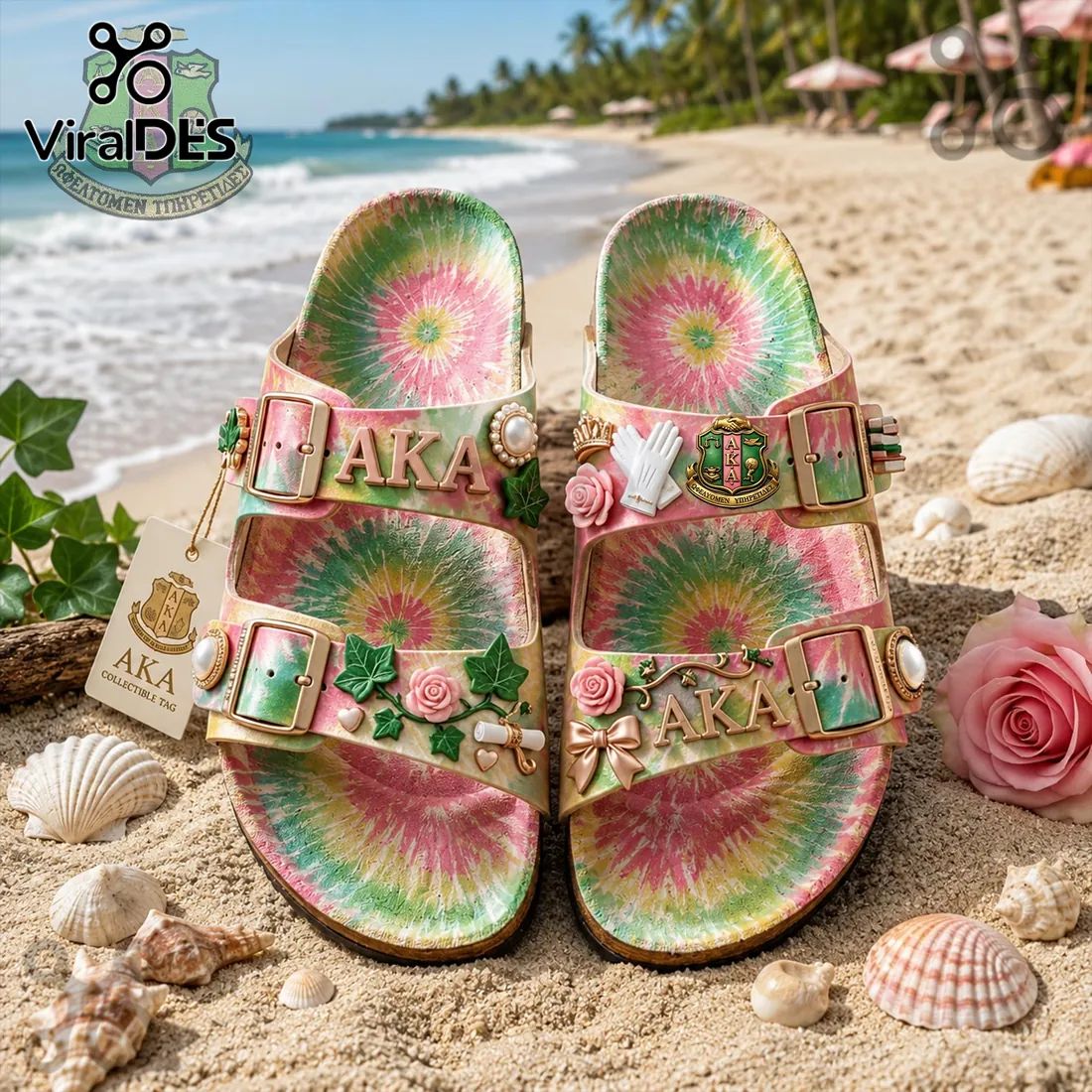 Alpha Kappa Alpha Custom Flip Flops Limited Edition