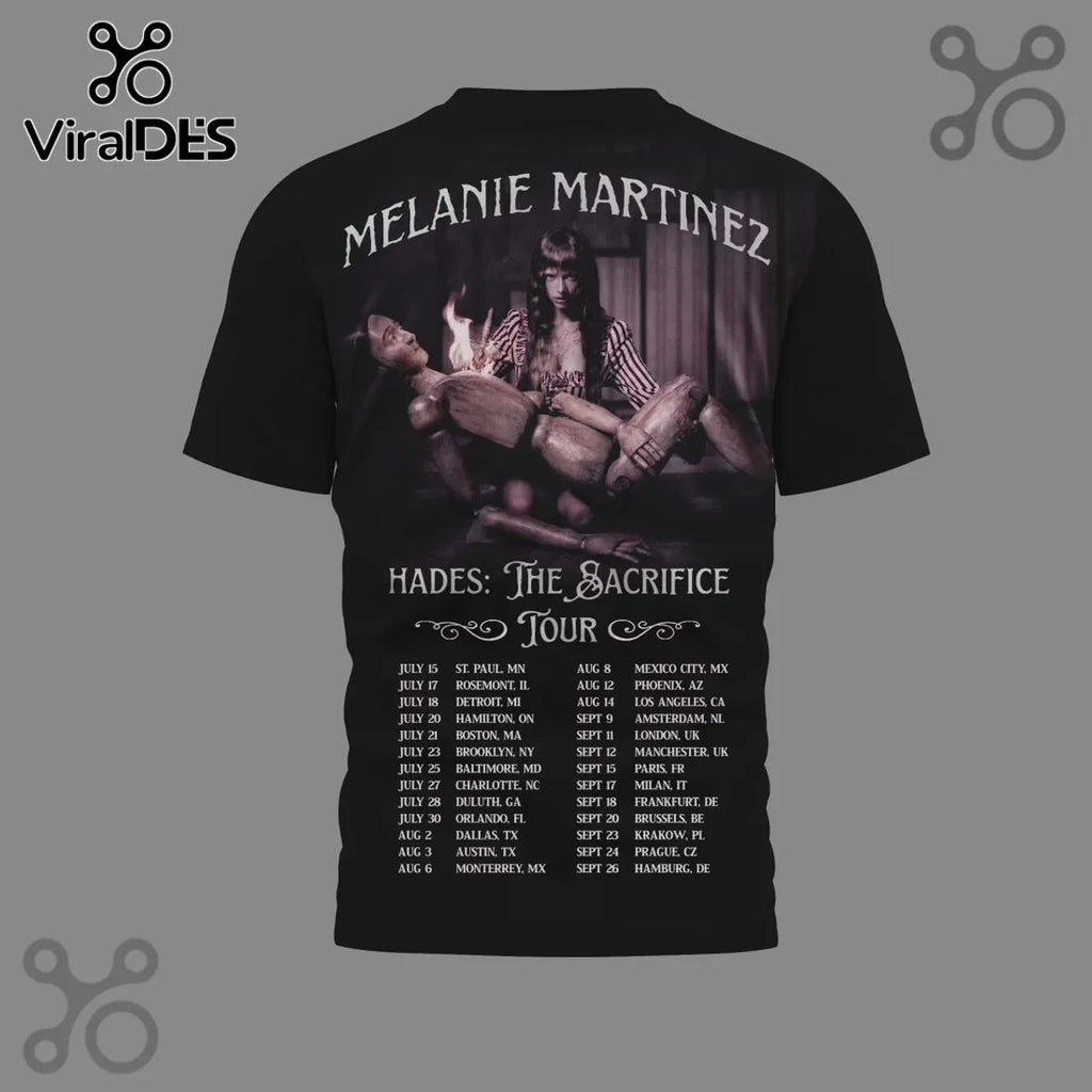 Melanie Martinez Hades The Sacrifice Tour 2026 Graphic T-Shirt