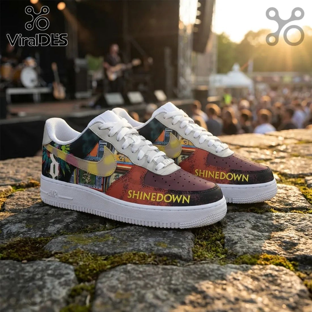 Shinedown Dance Act II Tour Air Force 1 Sneakers