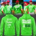 Philadelphia Phillies Mental Health ‘Strikeout Stigma’ Green Hoodie