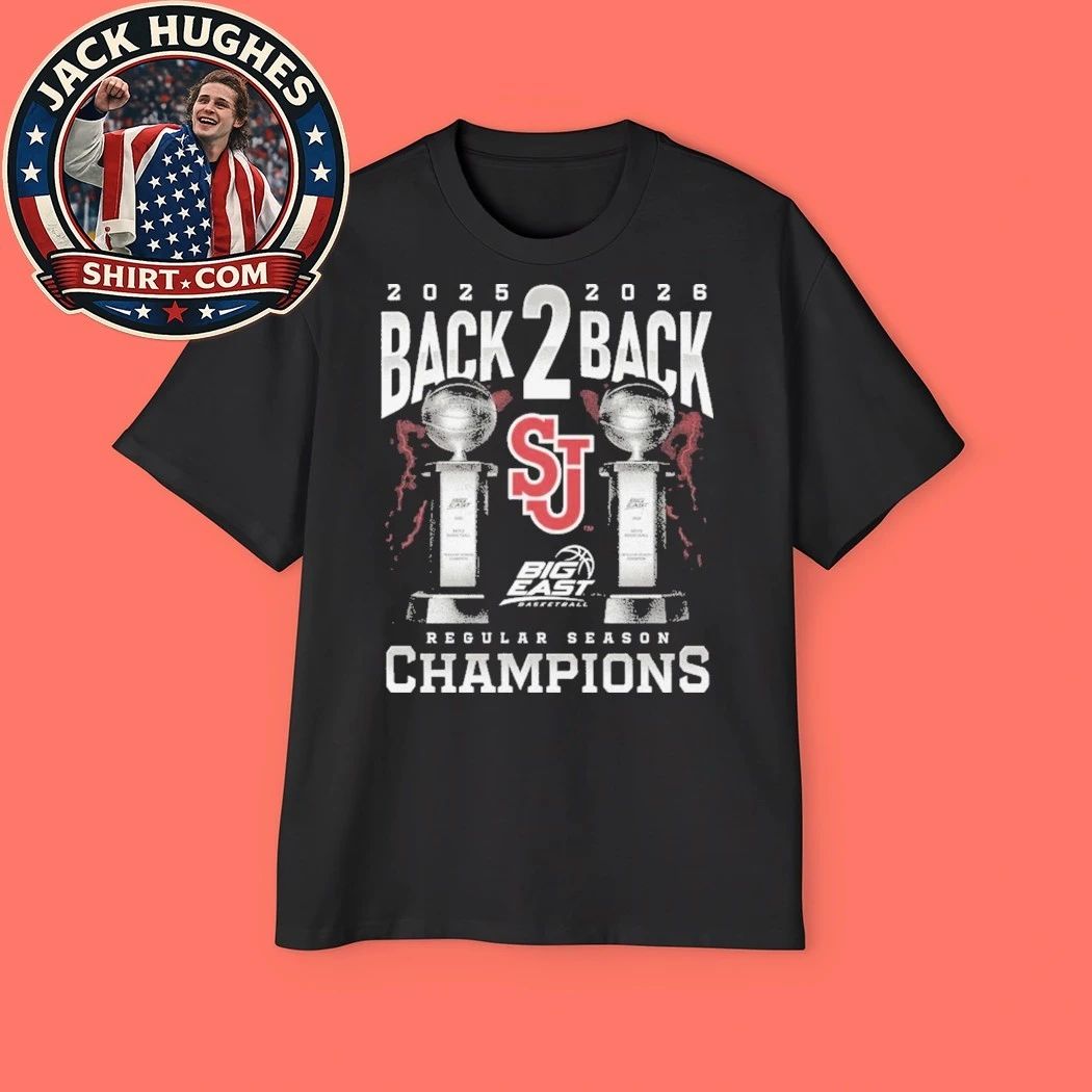 2025-2026 Back 2 Back Regular Season Champions Cup And Logo T-Shirt