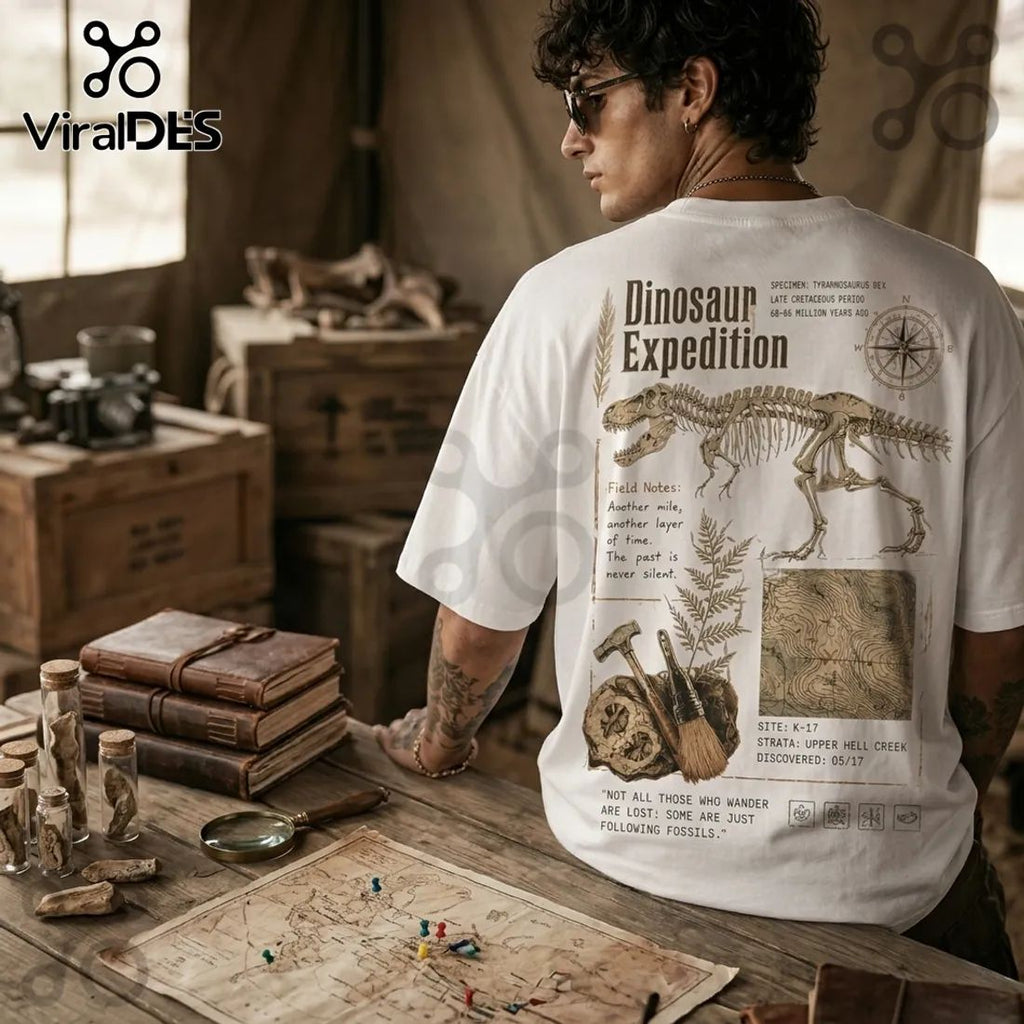 Dinosaur Expedition Tyrannosaurus Rex Fossil T-Shirt