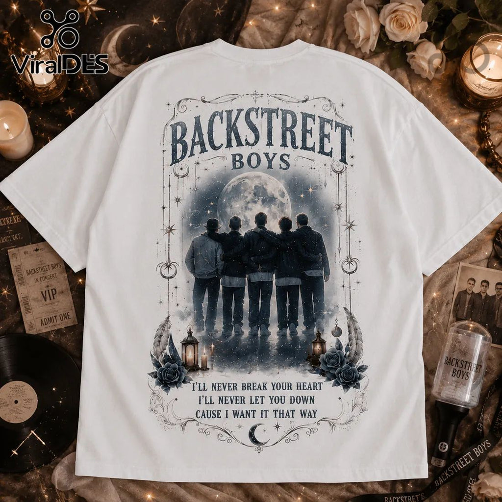 Backstreet Boys Vintage Style Oversized T-Shirt