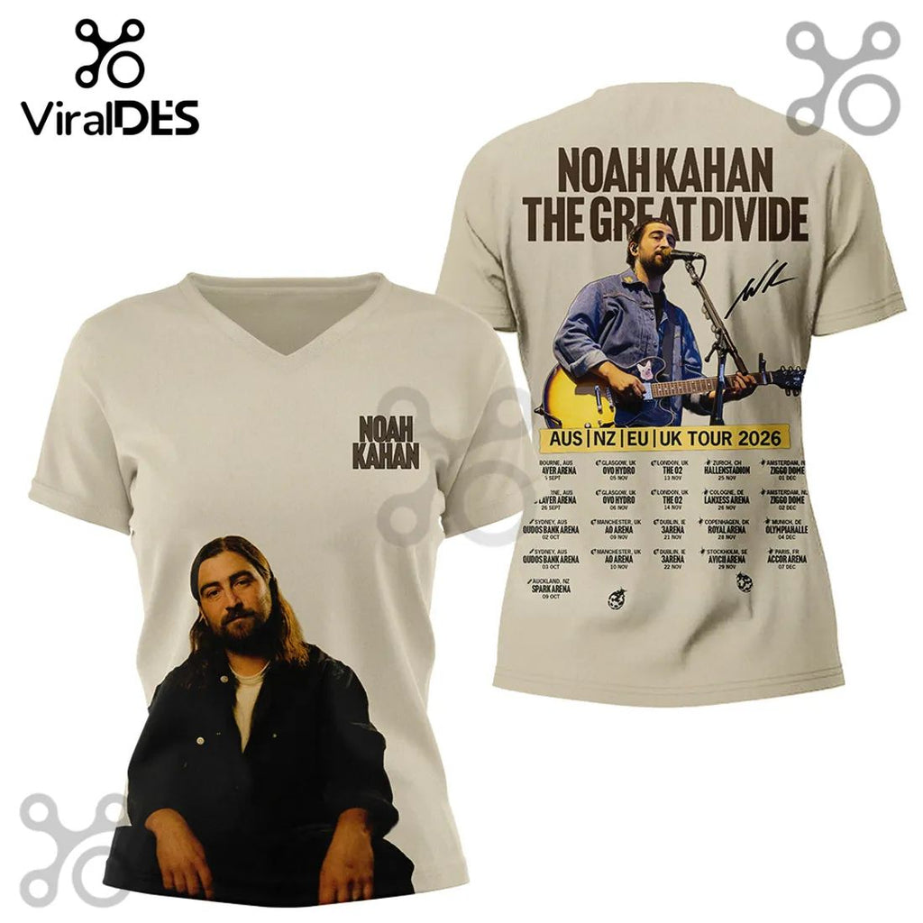 Noah Kahan The Great Divide 2026 Concert Music Fan Tour Dates Hoodie