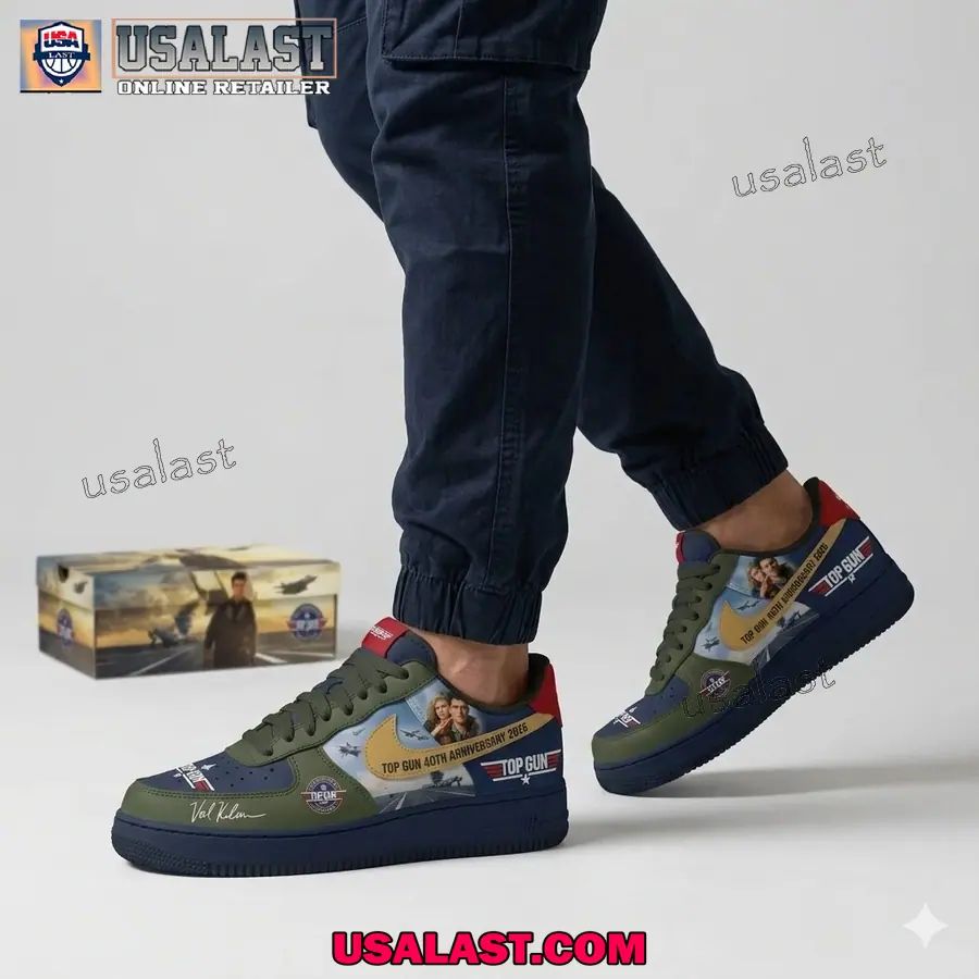 Gun 40th Anniversary Signatures 2026 Air Force 1 Sneakers Shoes