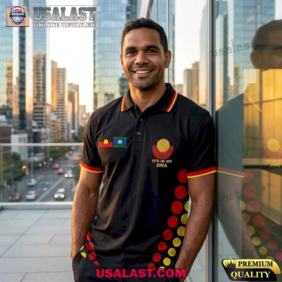 Australia World Cup 2026 My DNA Printed Polo Shirt