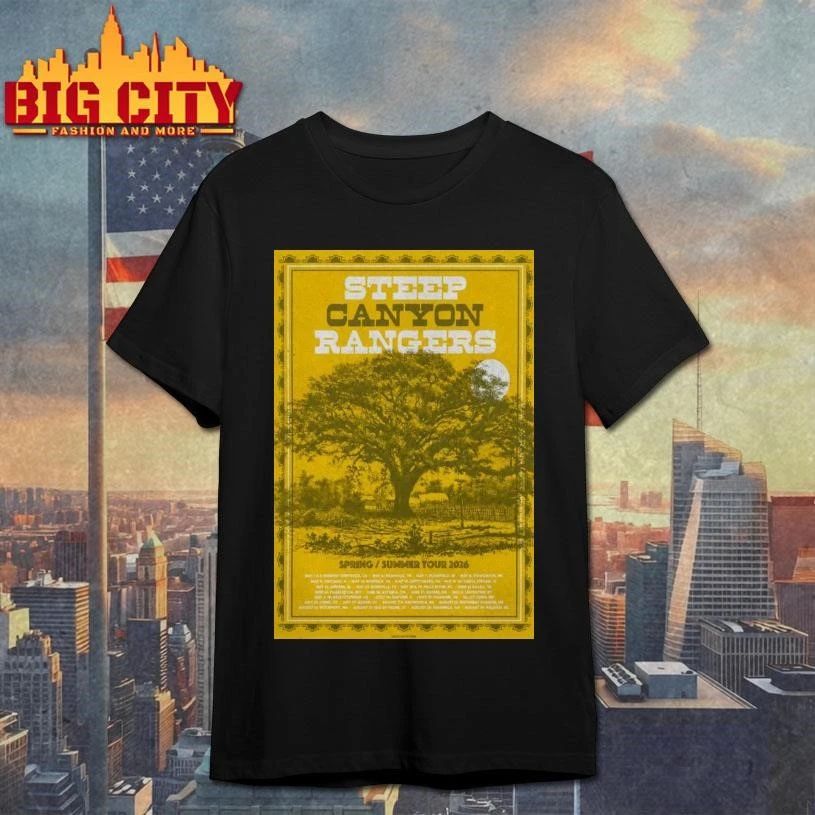 Funny Poster 2026 Steep Canyon Rangers Spring Summer TOUR Shirt