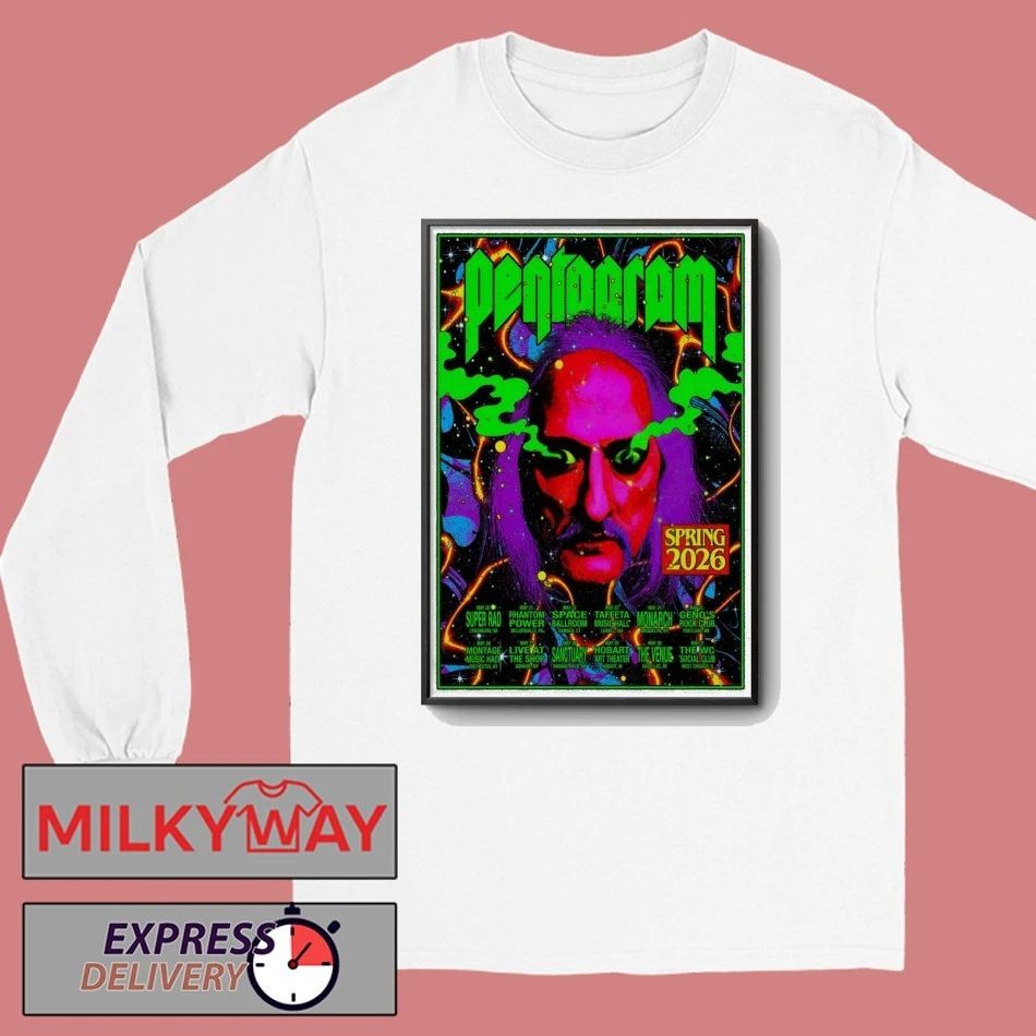 Pentagram Spring 2026 Tour Poster shirt