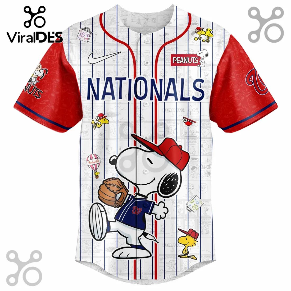 Peanuts x Washington Nationals Limited Edition Baseball Jersey