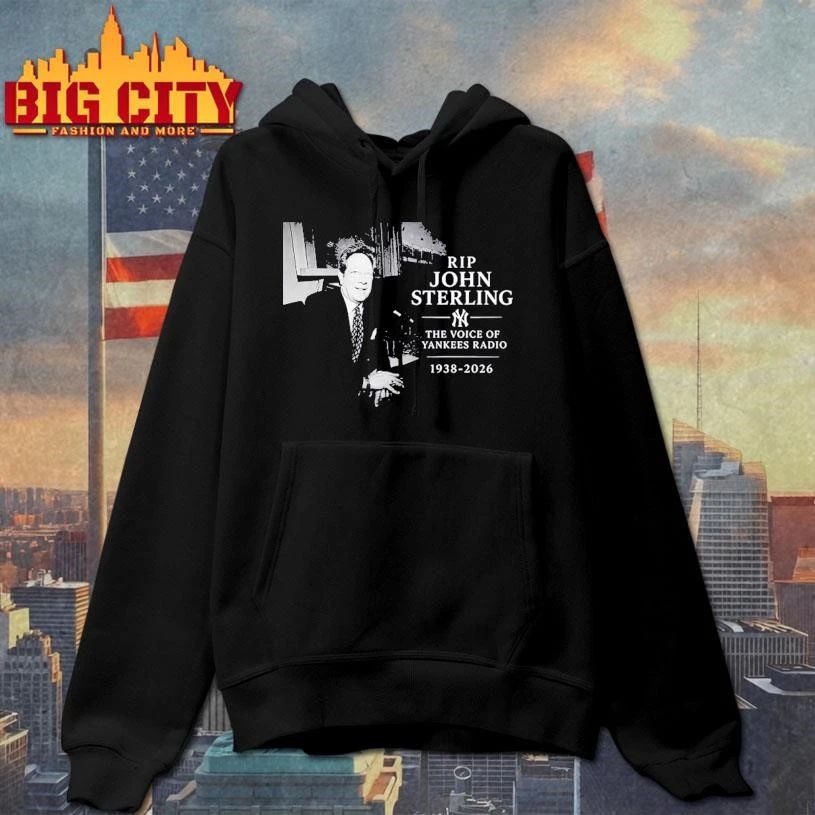 Premium Rip John Sterling The Voice Of Yankees Radio 1938-2026 Shirt