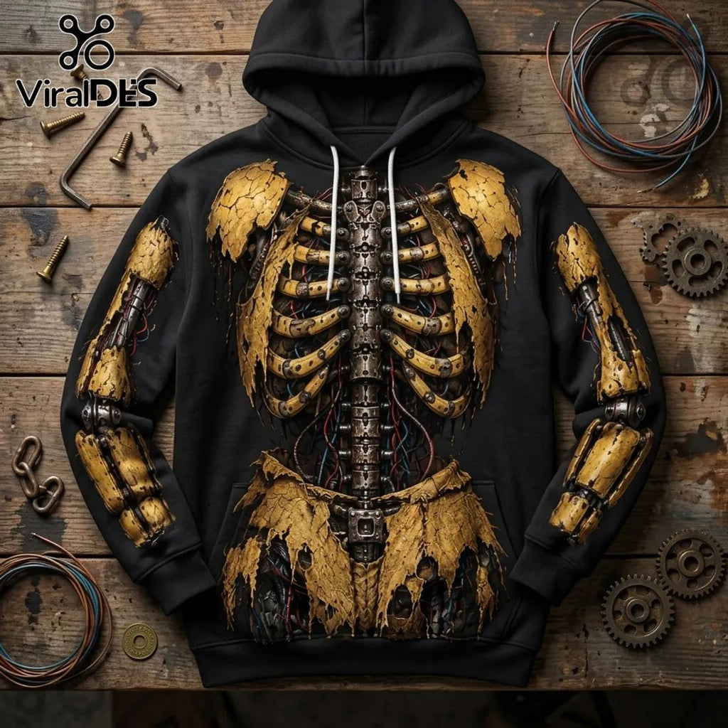 Five Nights at Freddys Chica Mechanical Skeleton Hoodie