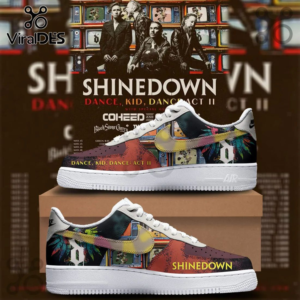Shinedown Dance Act II Tour Air Force 1 Sneakers