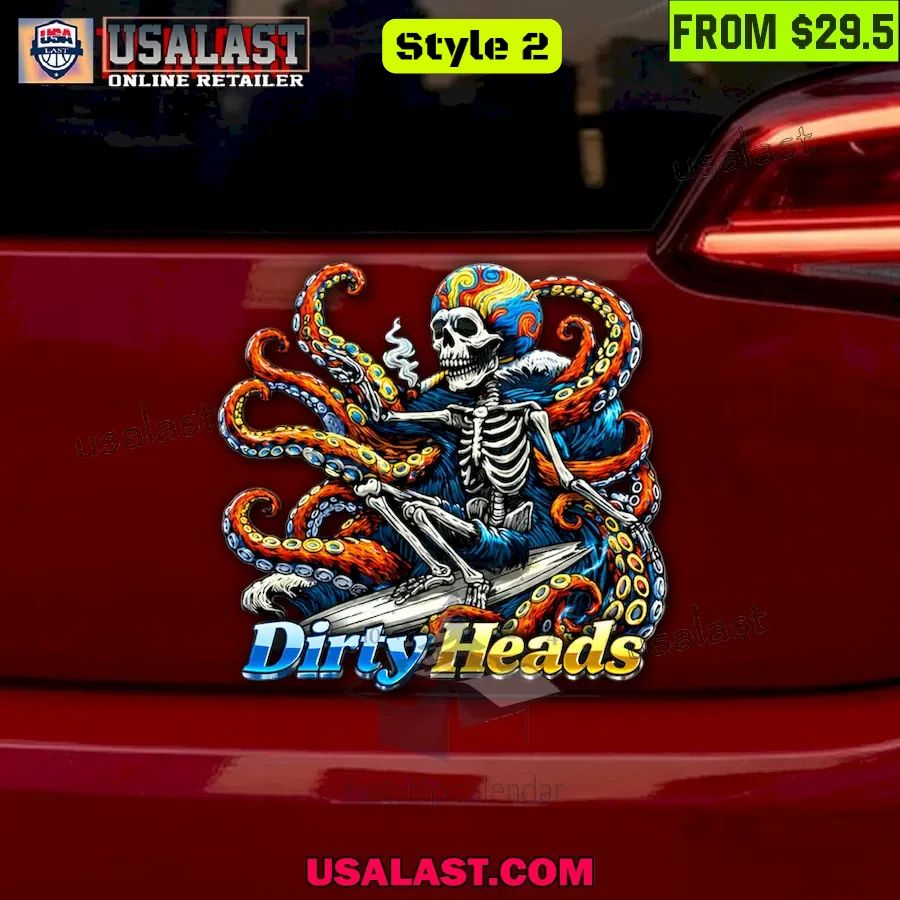 Dirty Heads 3D Car Name Badge