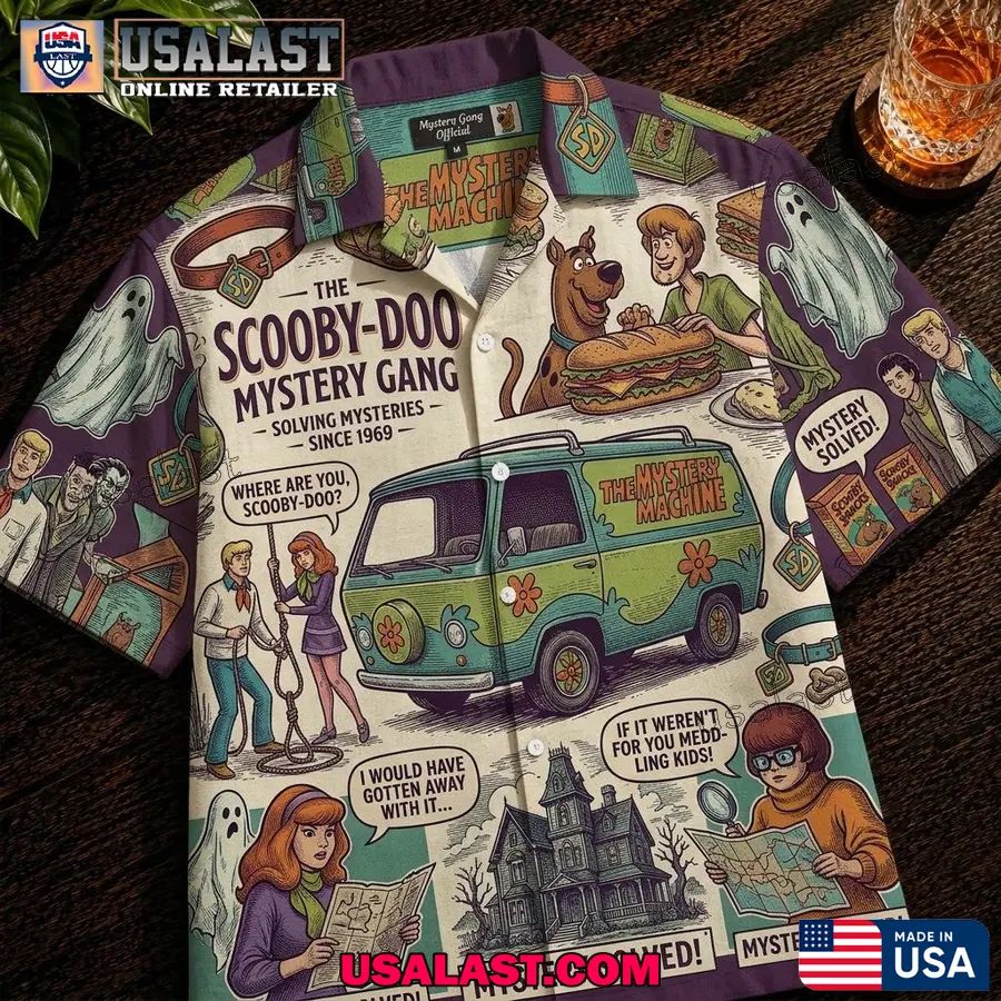 Scooby Doo Mystery Gang Vintage Hawaiian Shirt