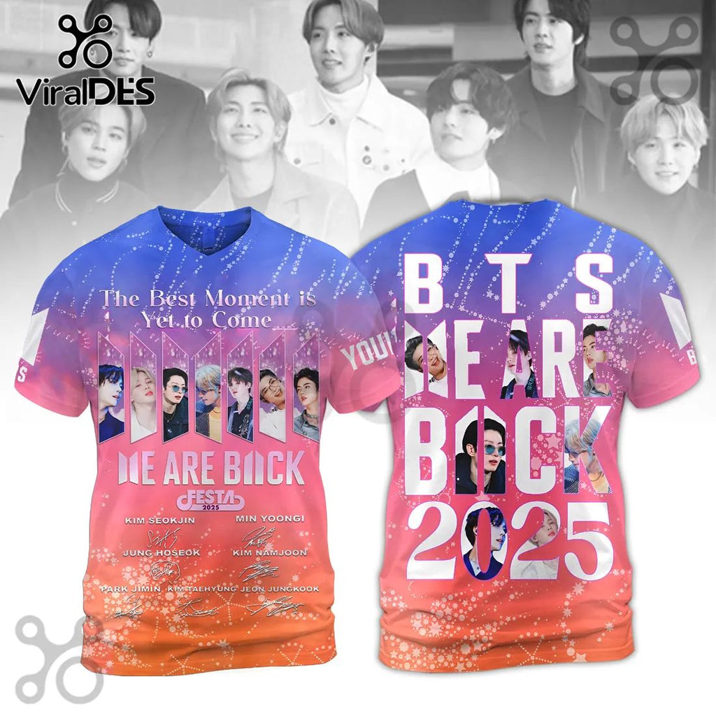 BTS Festa 2025 Members Sunset Hoodie