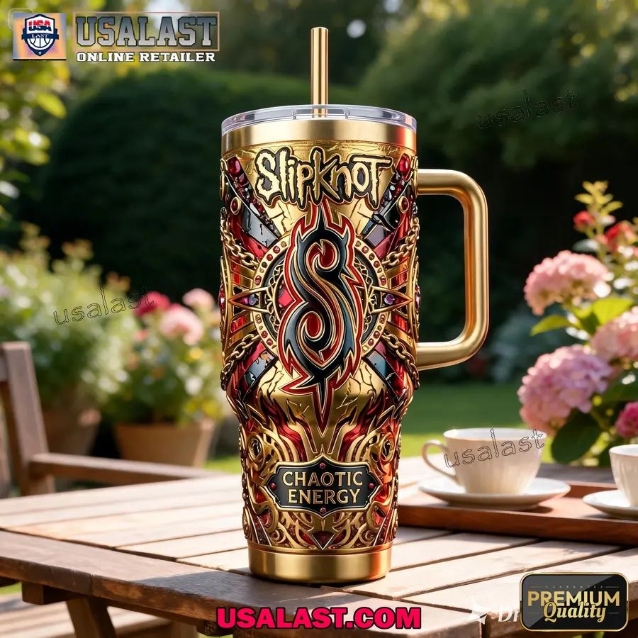 Slipknot Chaotic Energy Tumbler With Handle