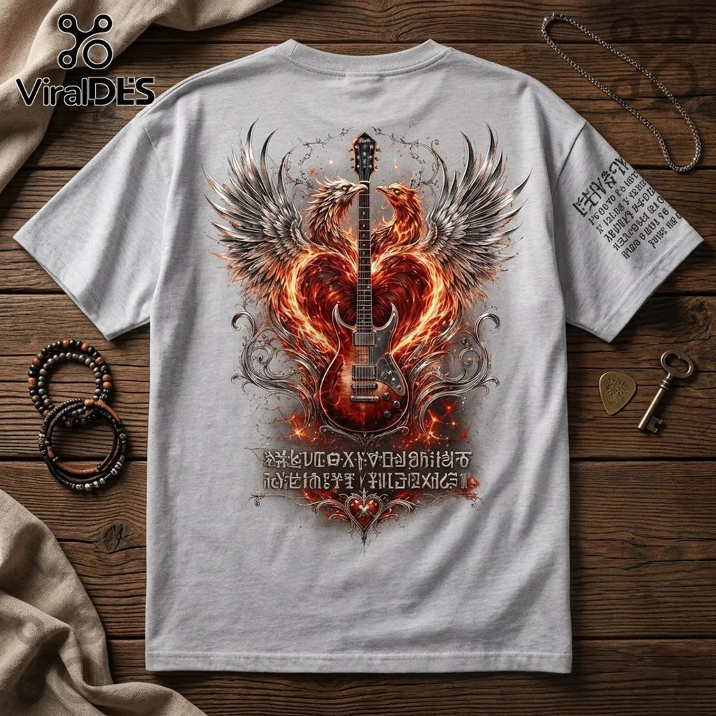 Bon Jovi Born To Burn Bright Light Gray T-Shirt