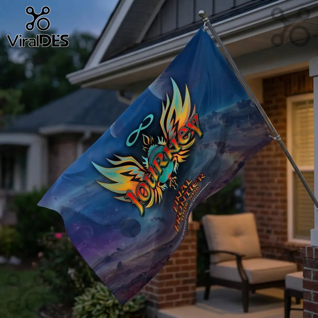 Journey The Final Frontier Tour 2026 Music Band Collectible House Flag