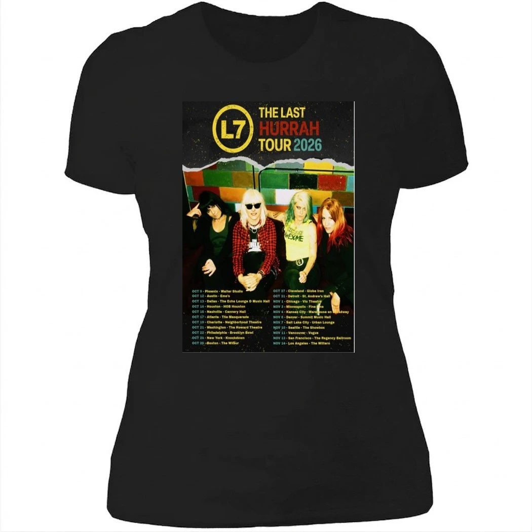 L7 The Band Tour 2026 Poster Shirt