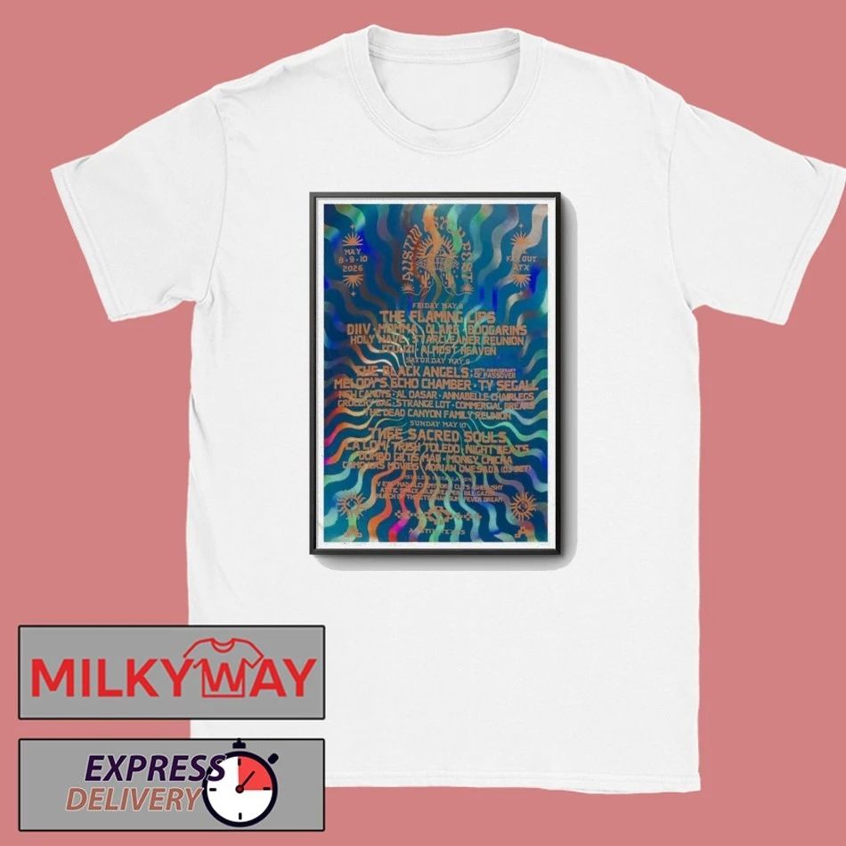 LIMITED May 8-10 2026 The Far Out Lounge Poster Holy Wave shirt