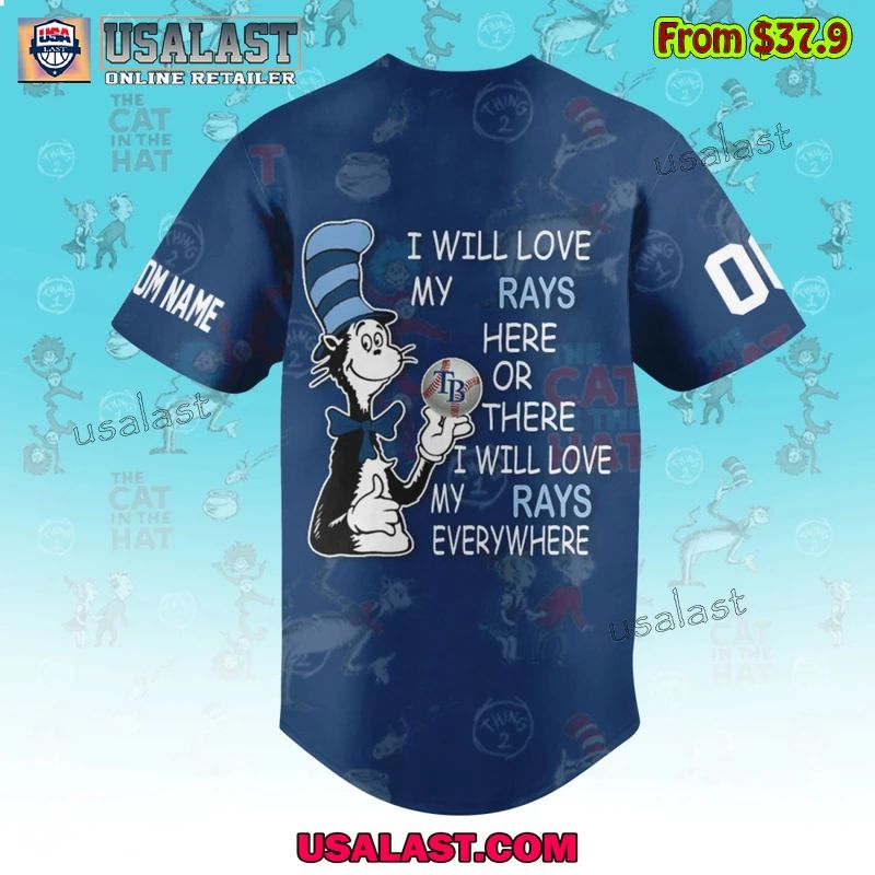 Tampa Bay Rays x Dr Seuss Baseball Jersey