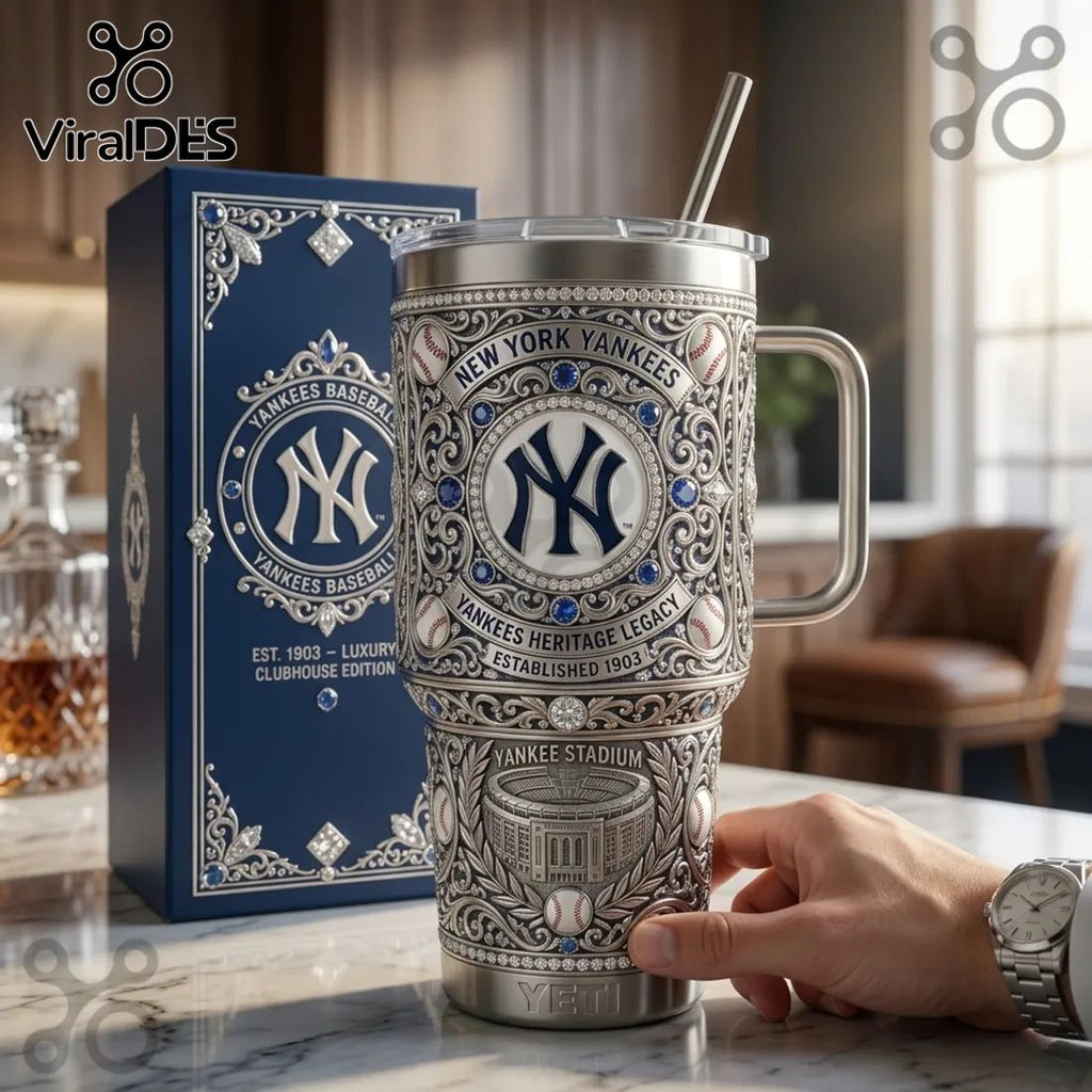 New York Yankees Legacy 40oz Stainless Steel Tumbler